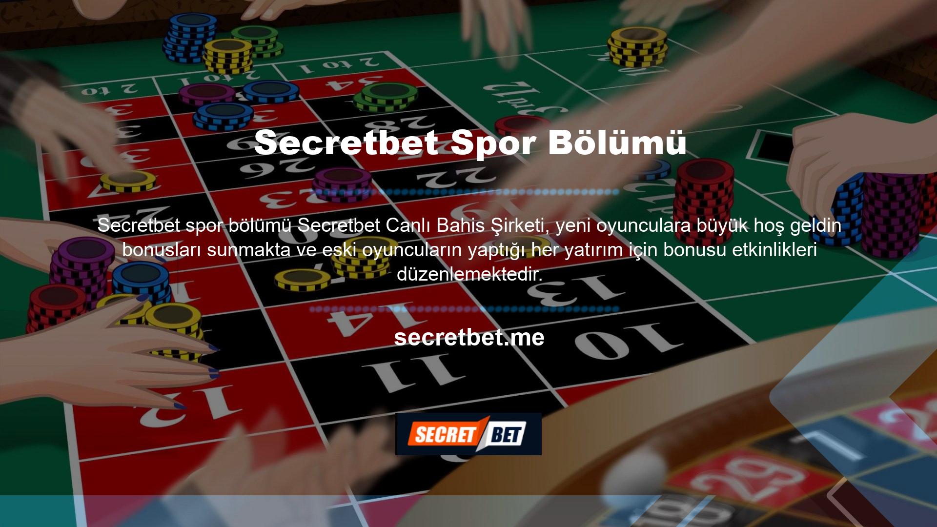Secretbet TV ve Spor Bölümü Secretbet TV'de yayınlanan tüm maçları izleyebilirsiniz